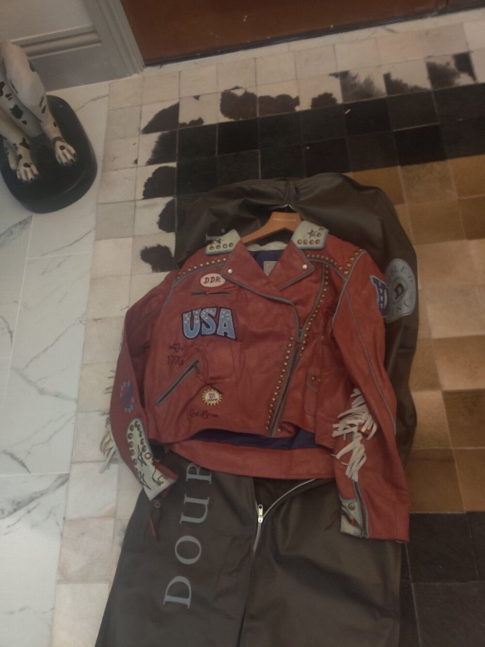 Double D Ranch leather jacket size 2x New - Picture 2 of 4